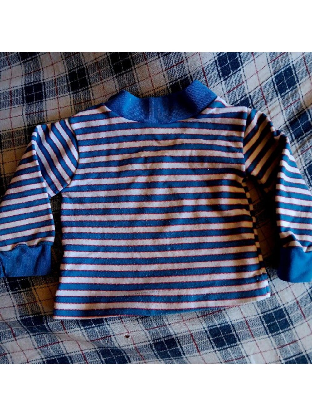 Vintage Boys 3T Knit Stretch Top 1970's Wards Mock Neck Sesame Ernie Burt Wards
